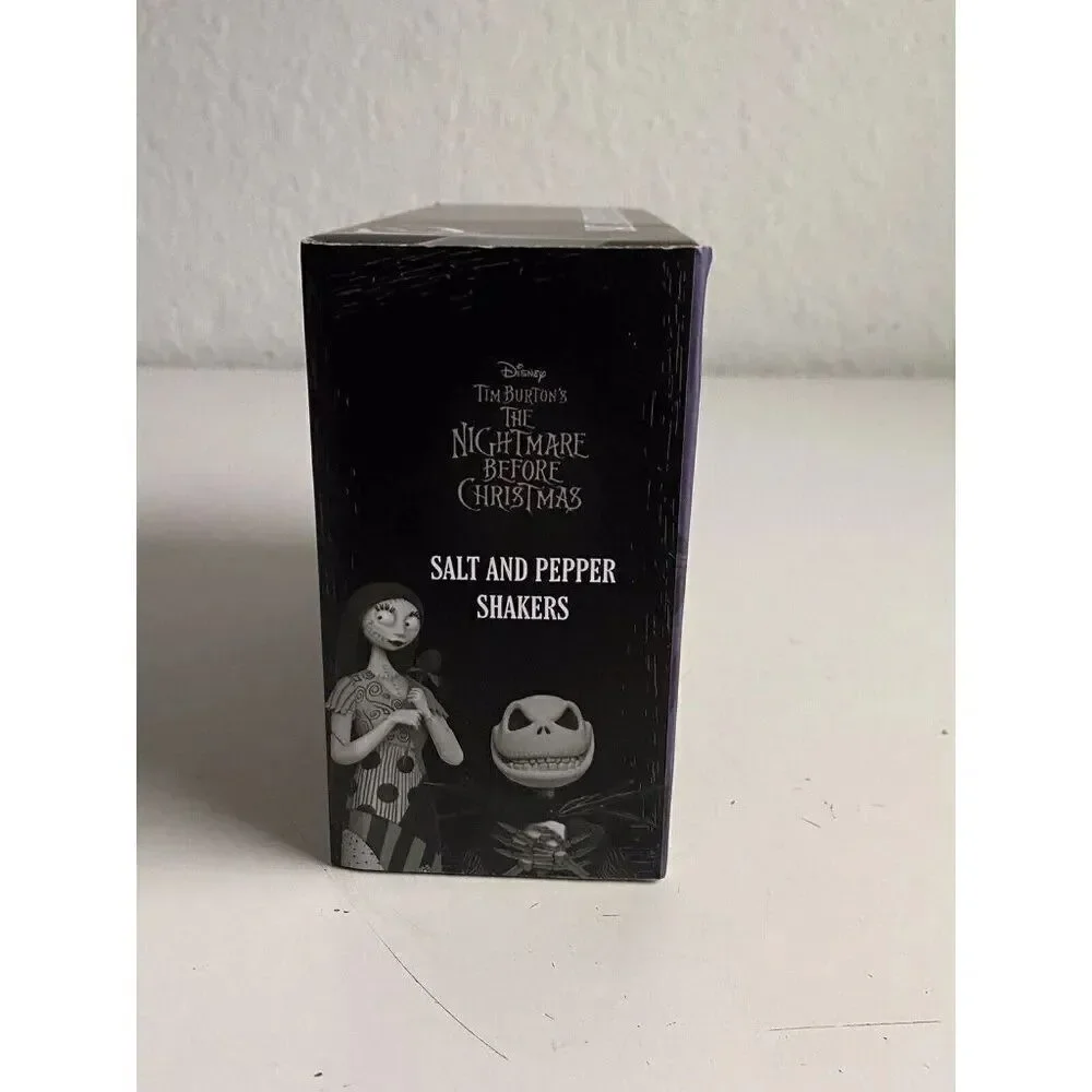 Disney Oogie Boogie And Jack Skellington Salt And Pepper Shakers Halloween NEW‎